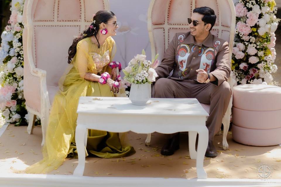 Couple candid portraits
