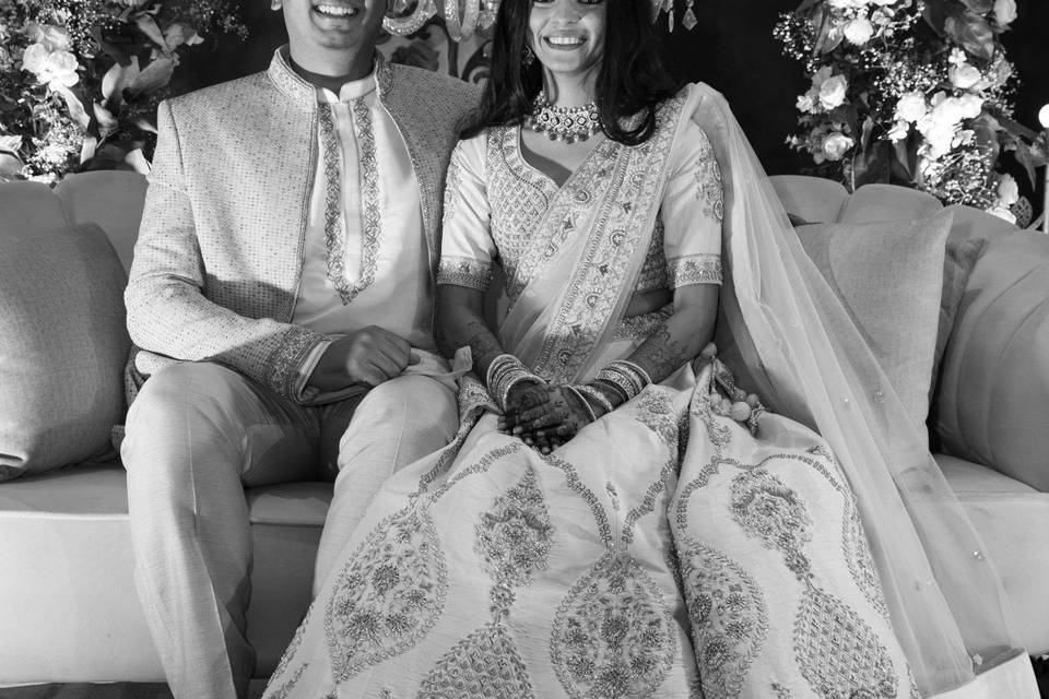 Couple candid portraits