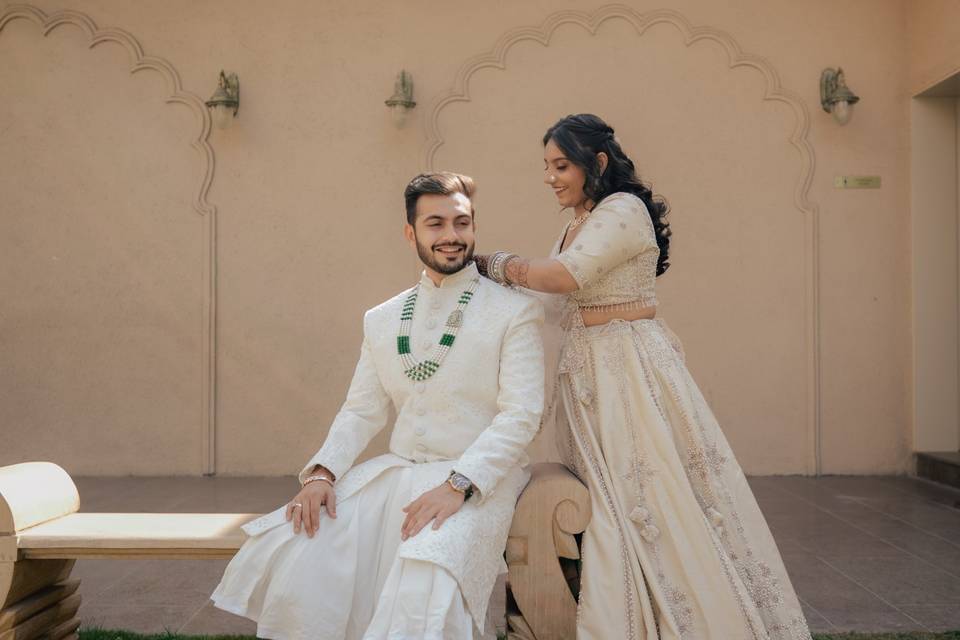 Groom's portrait