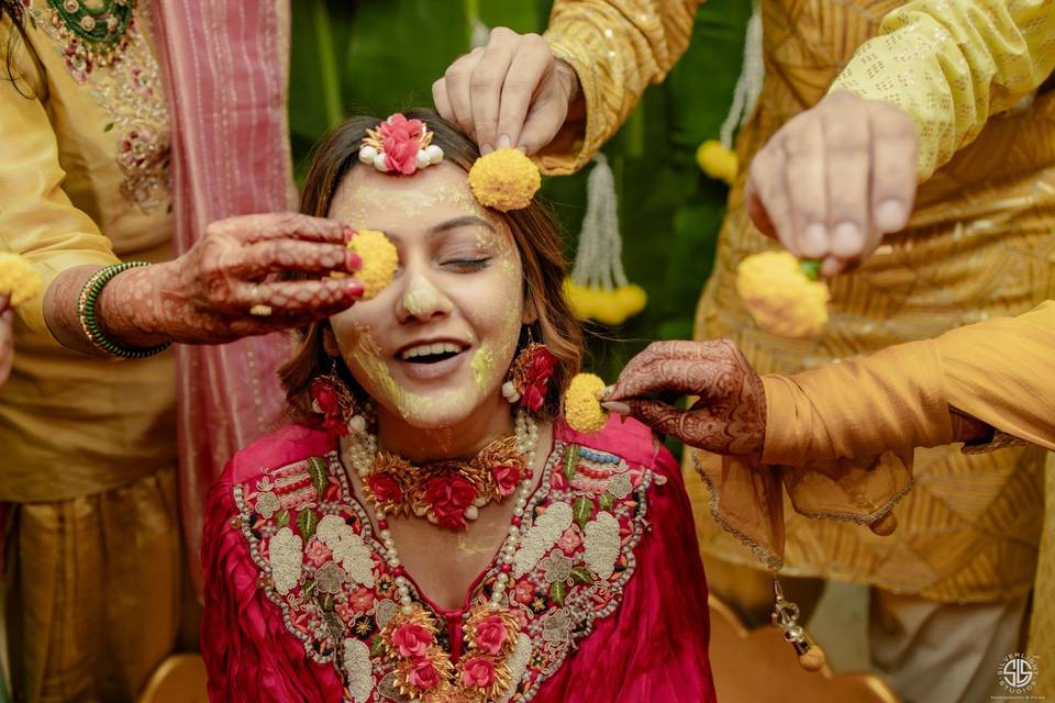 Bride's Haldi Candid