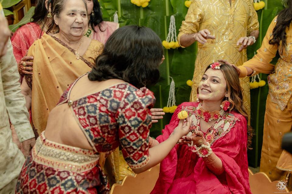 Bride's Haldi Candid