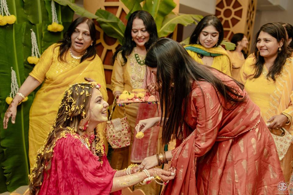 Bride's Haldi Candid