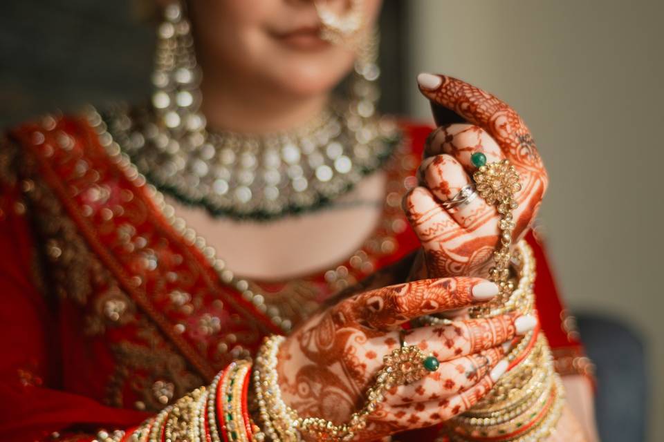 Bride's portrait