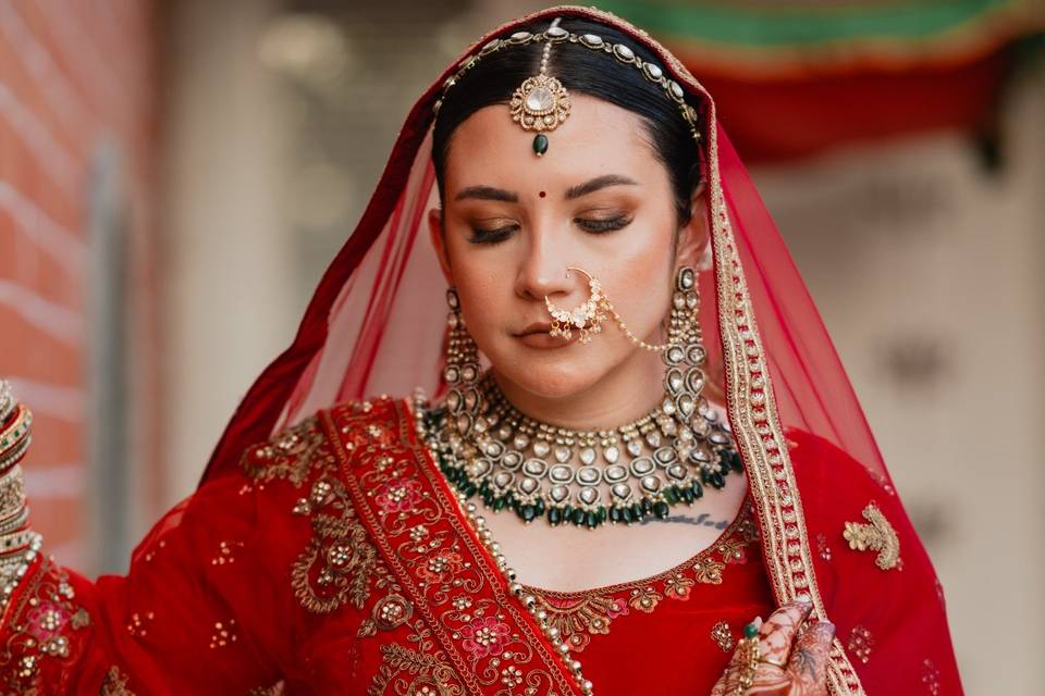 Bride's portrait
