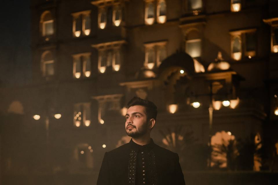 Groom's portrait