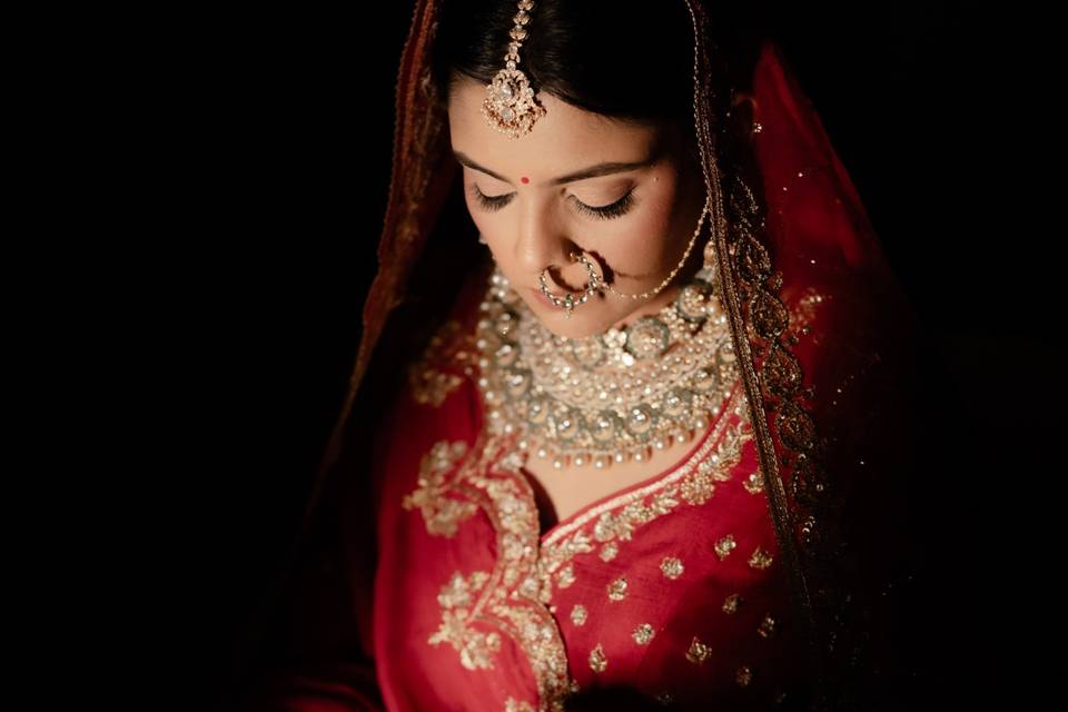 Bride's portrait