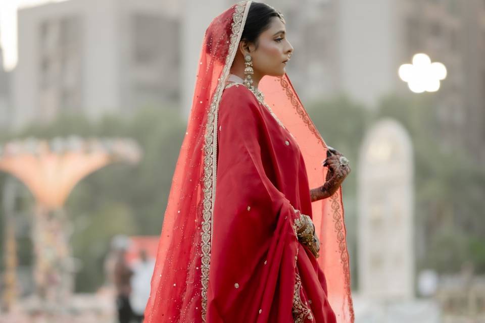 Bride's portrait