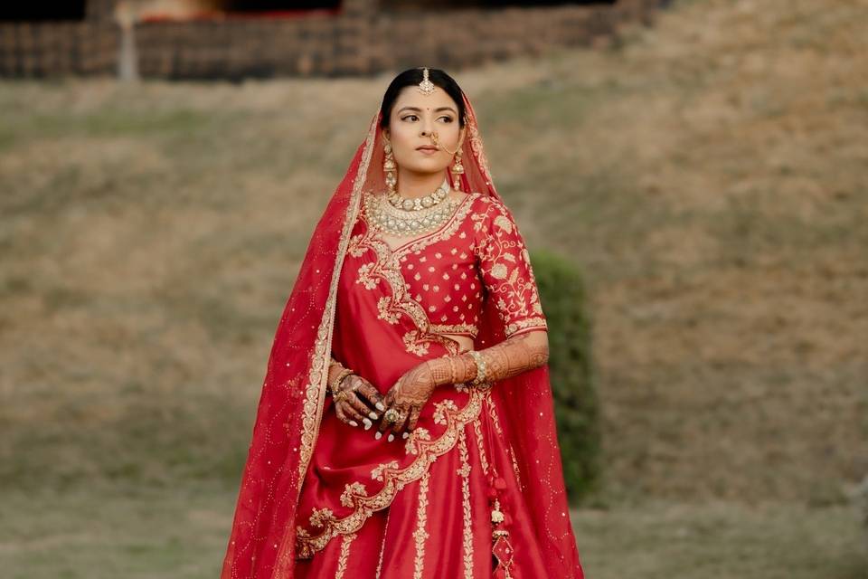 Bride's portrait