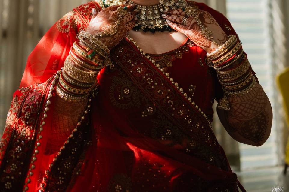 Bride's portrait