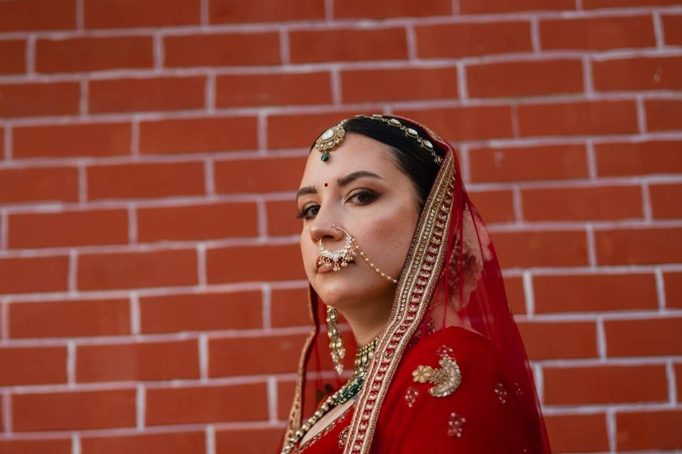 Bride's portrait
