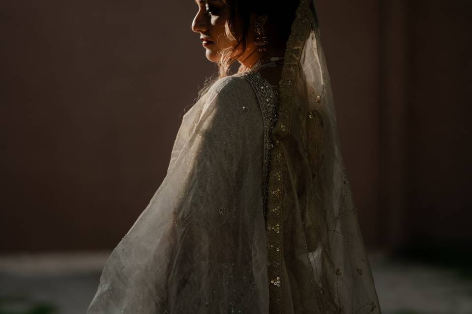 Bride's portrait