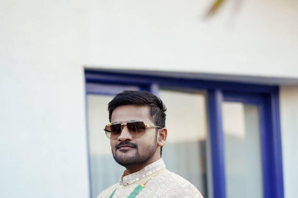 Groom portrait