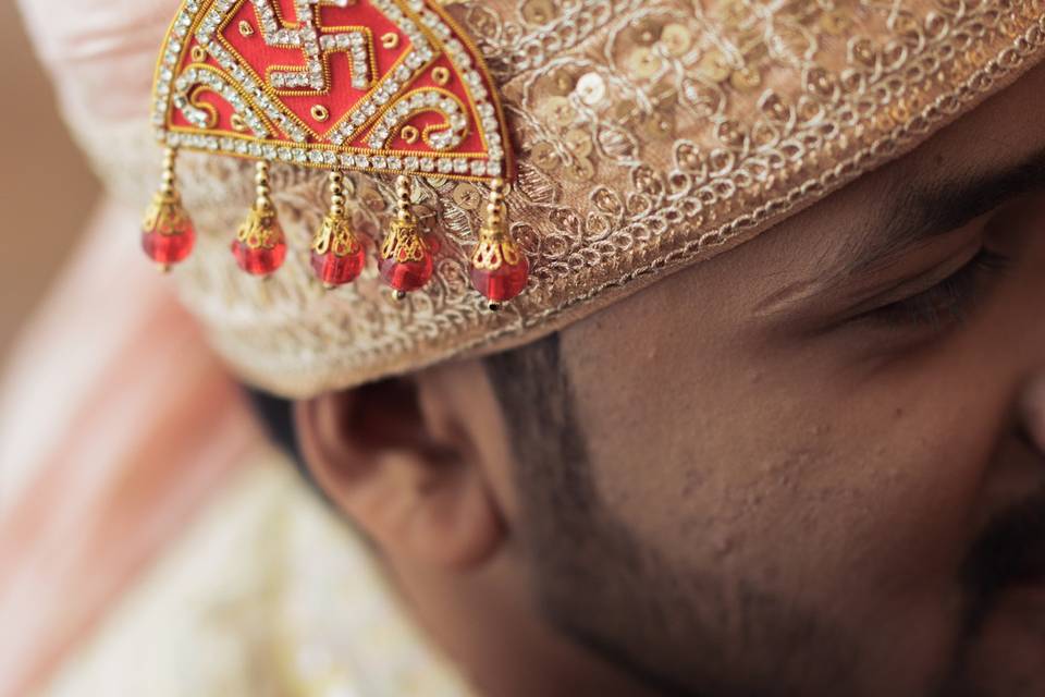 Groom portrait