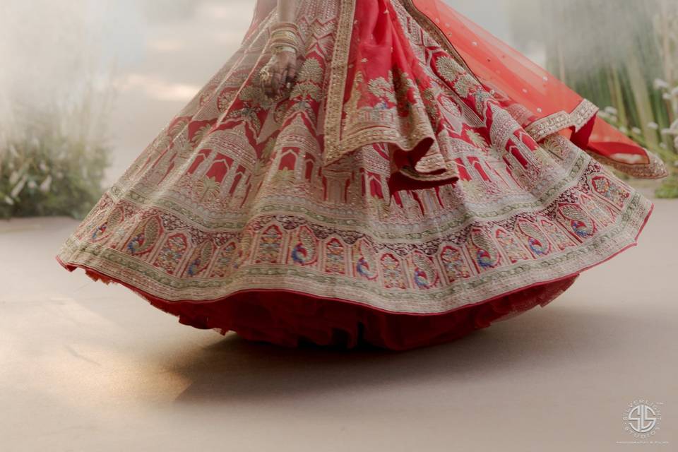 Bride's portrait