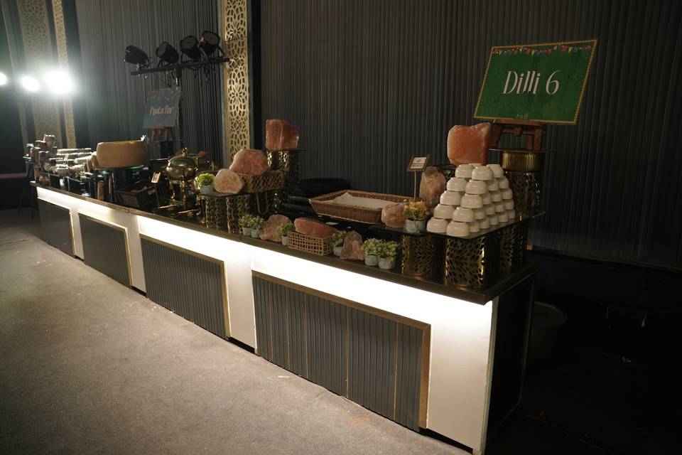 Catering setup