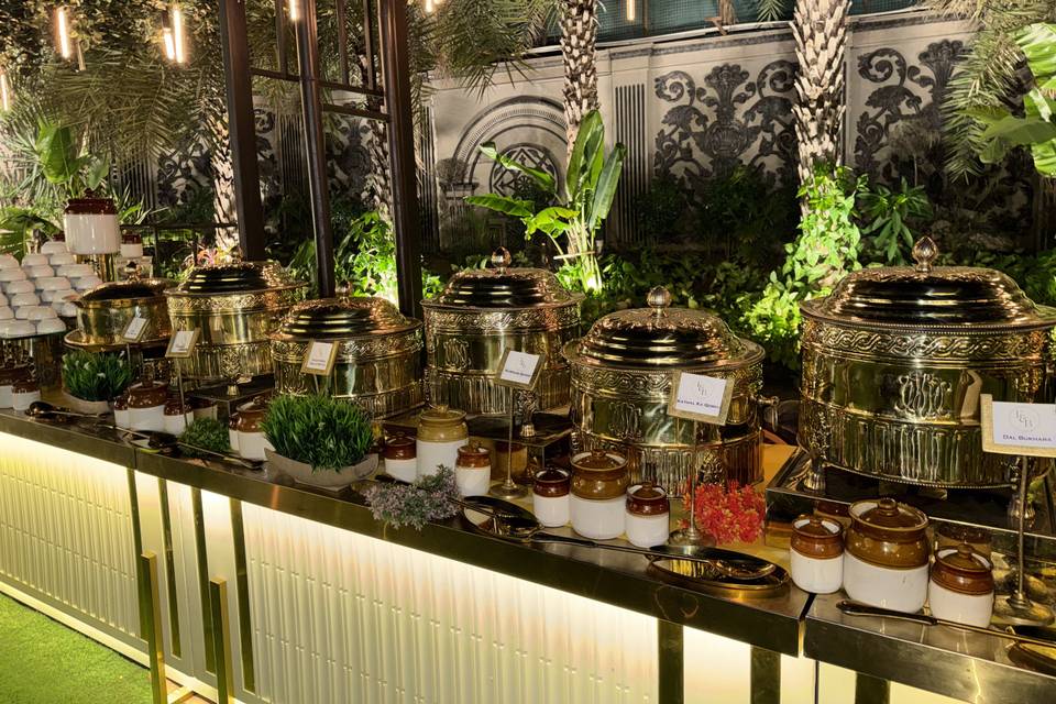 Catering setup