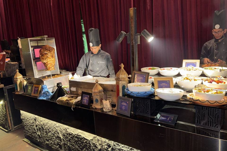 Catering setup