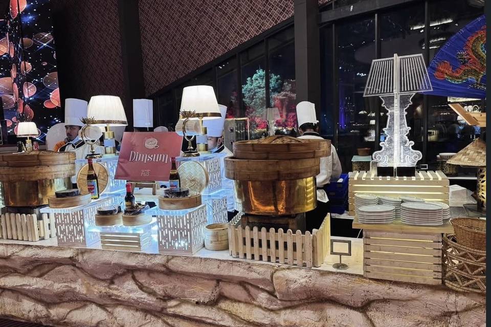 Catering setup