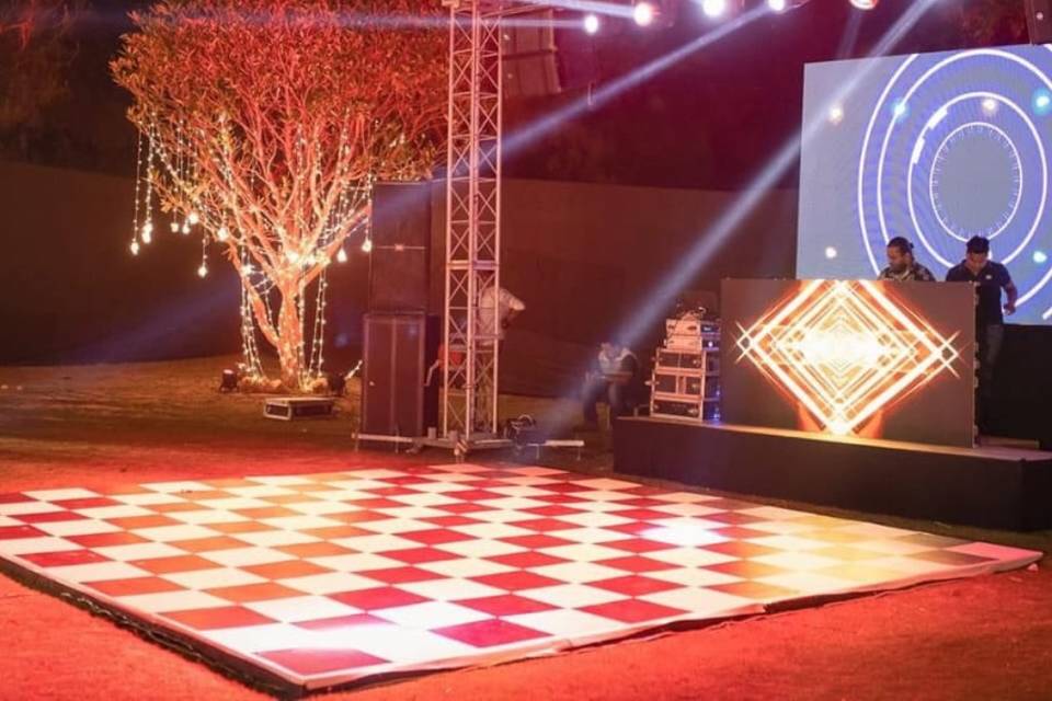 DJ setup