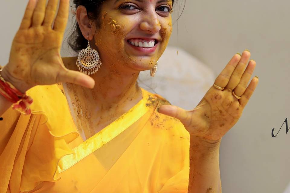 Haldi bride