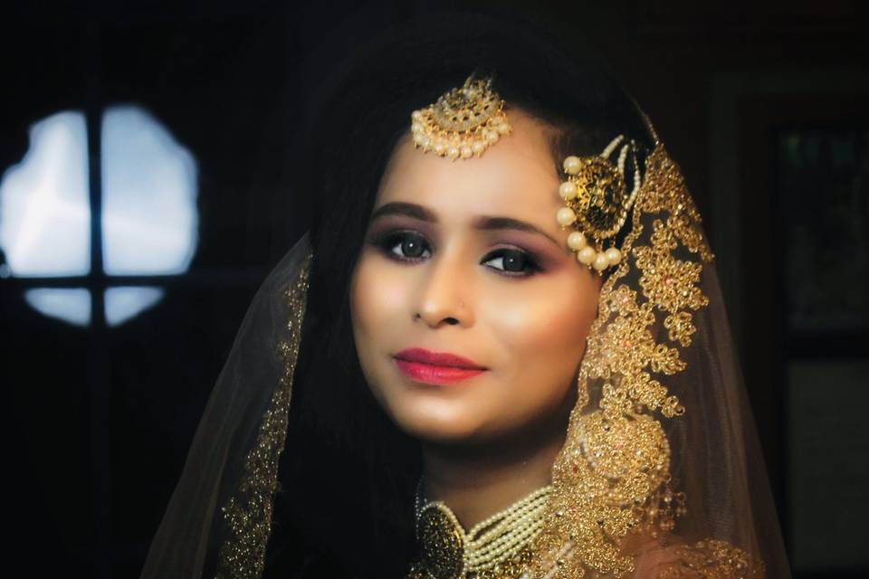 HD makeup for nikkah