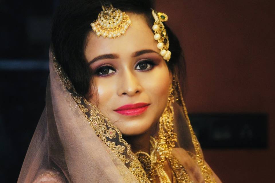 HD makeup for nikkah