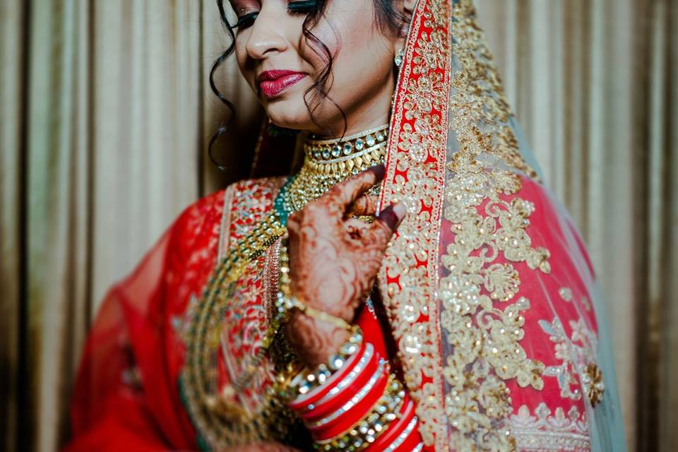 HD bridal makeup