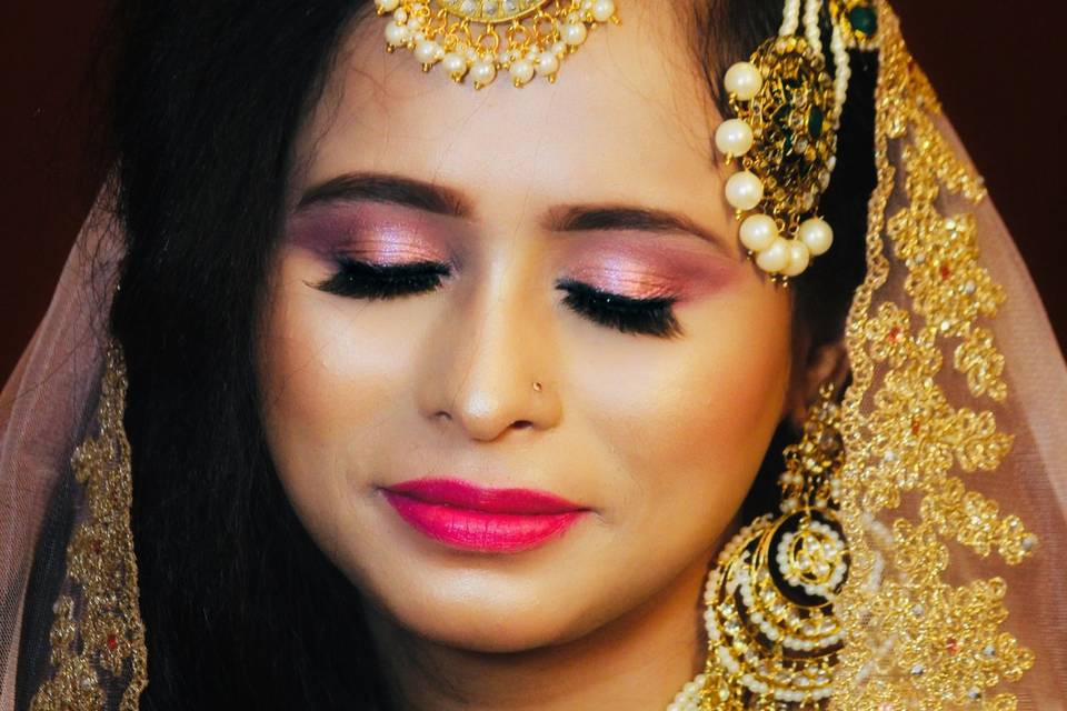 HD makeup for nikkah