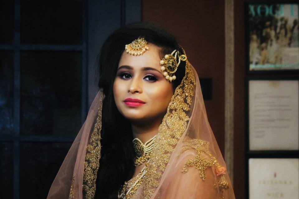 HD makeup for nikkah