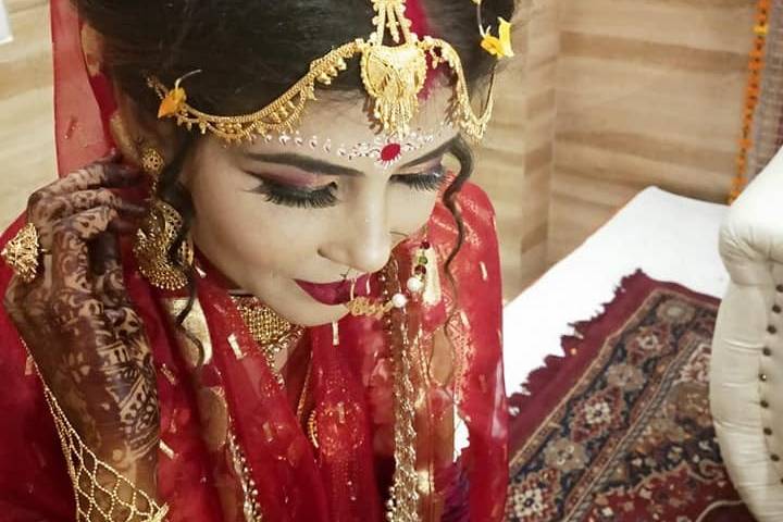 Bridal makeup