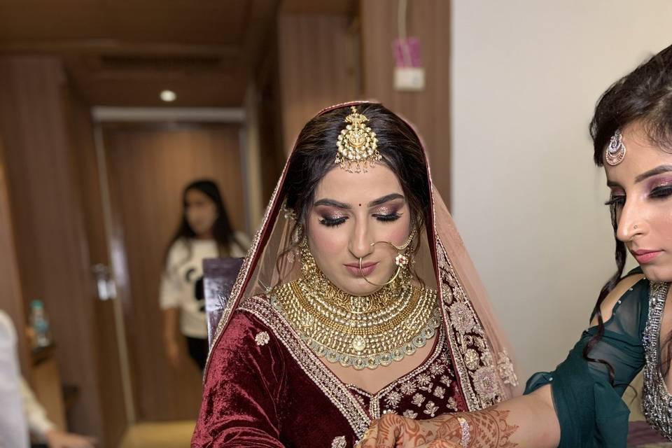 Bridal makeup