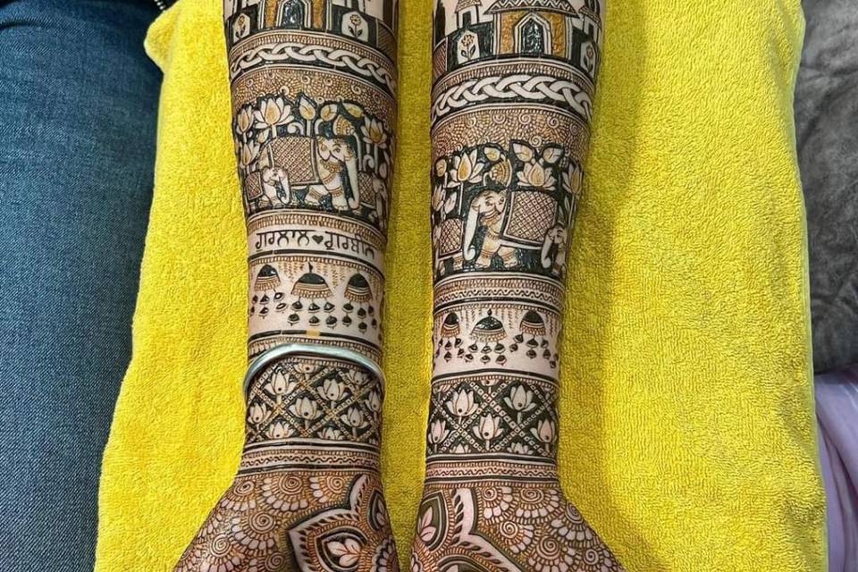 Lucky mehndi art