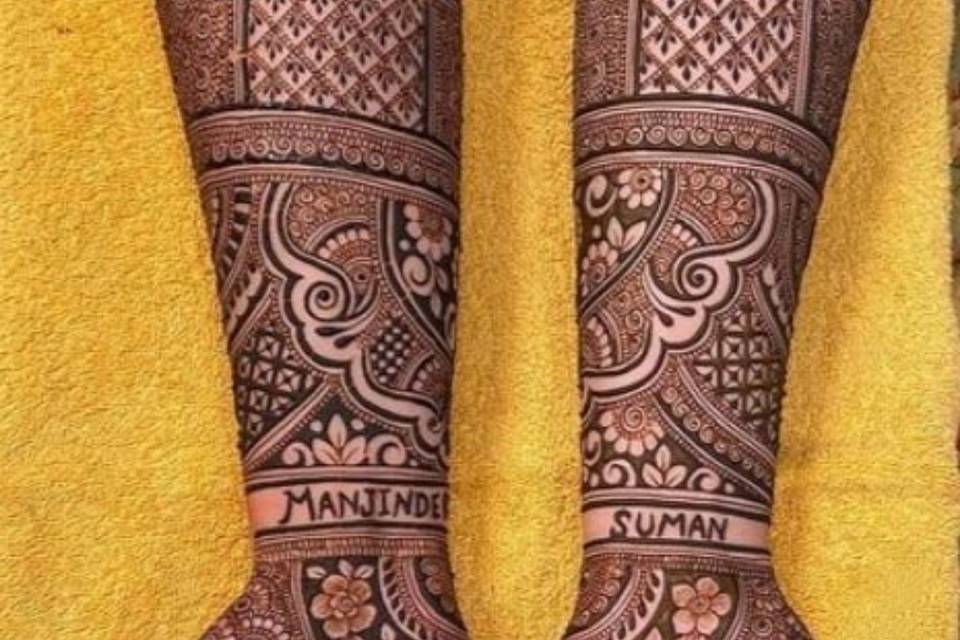 Lucky mehndi art