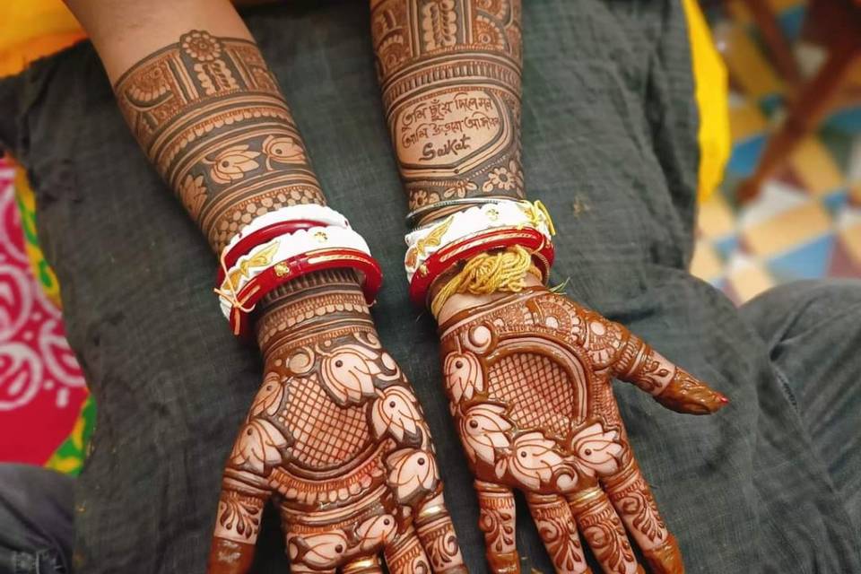 Lucky mehndi art