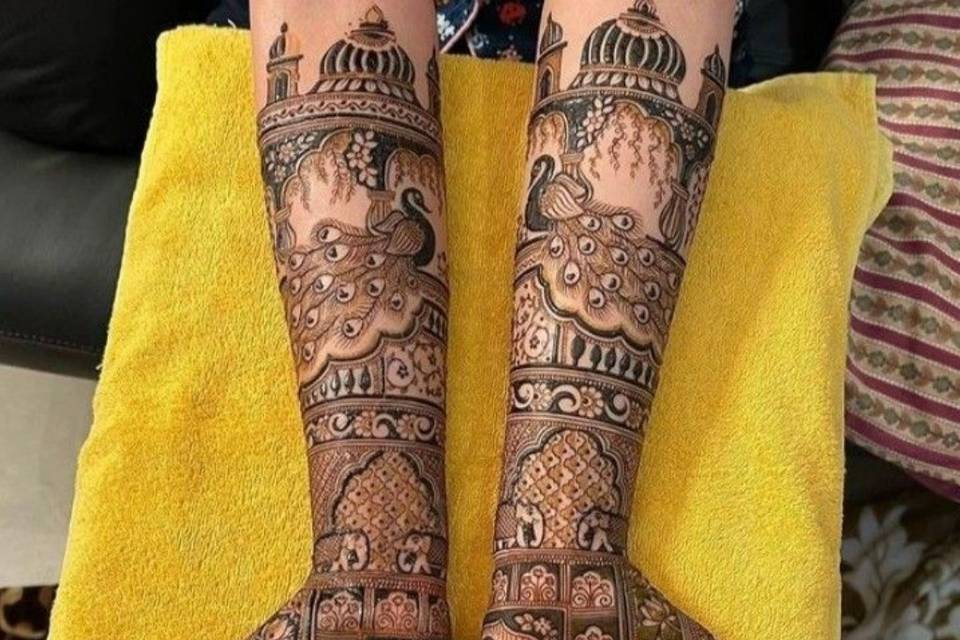 Lucky mehndi art