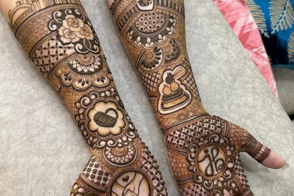 Lucky mehndi art