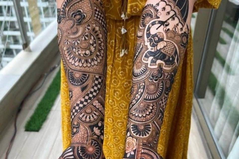 Lucky mehndi art