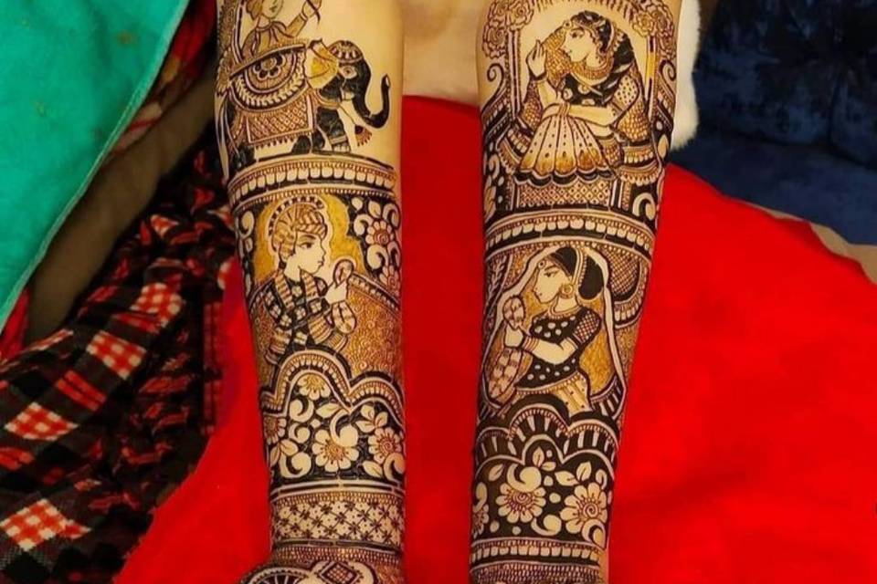 Lucky mehndi art