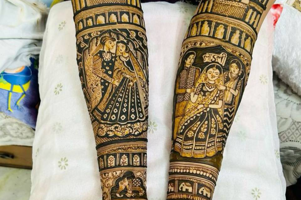 Lucky mehndi art