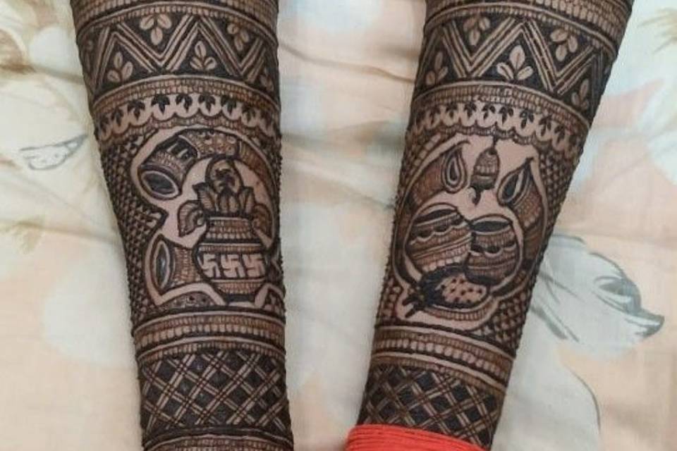 Lucky mehndi art