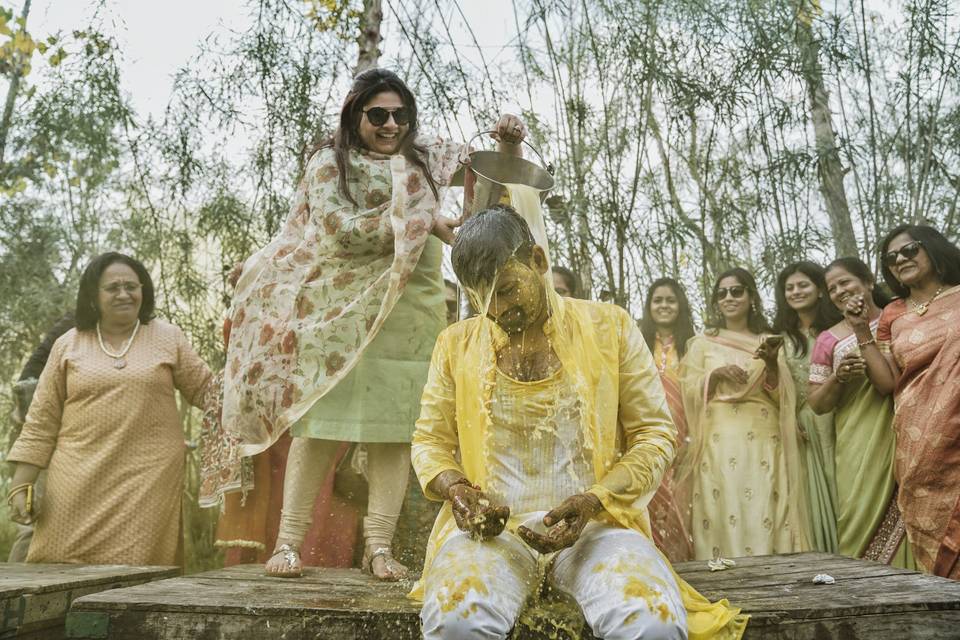 Haldi ceremony shoot