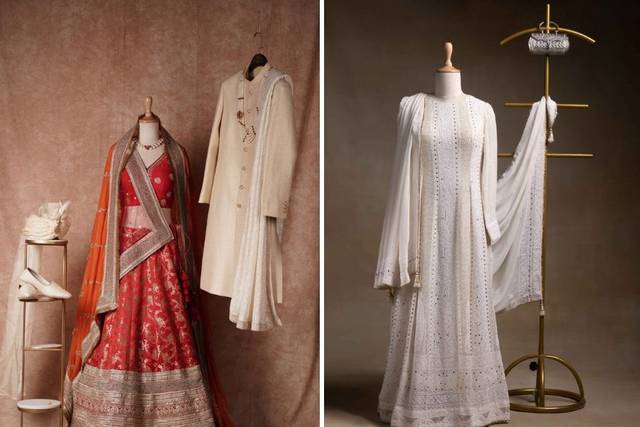 White & Bridal Lehanga