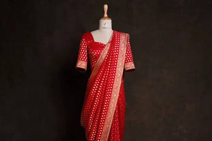 Red Saree