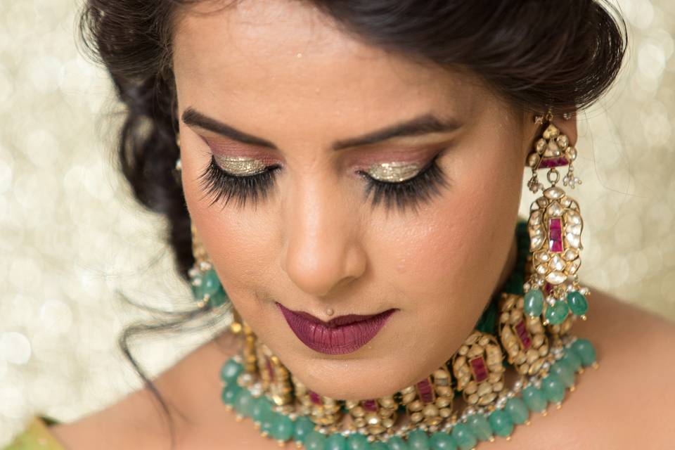 Bridal makeup