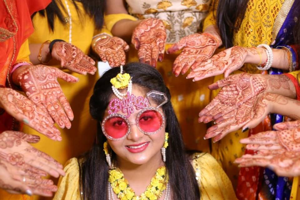 Haldi look