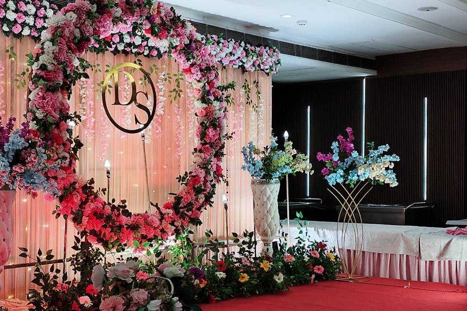 1 March wedding stage indoor