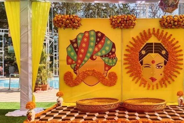 Haldi decor