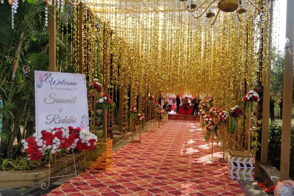 Wedding Decor - Venue Entrance