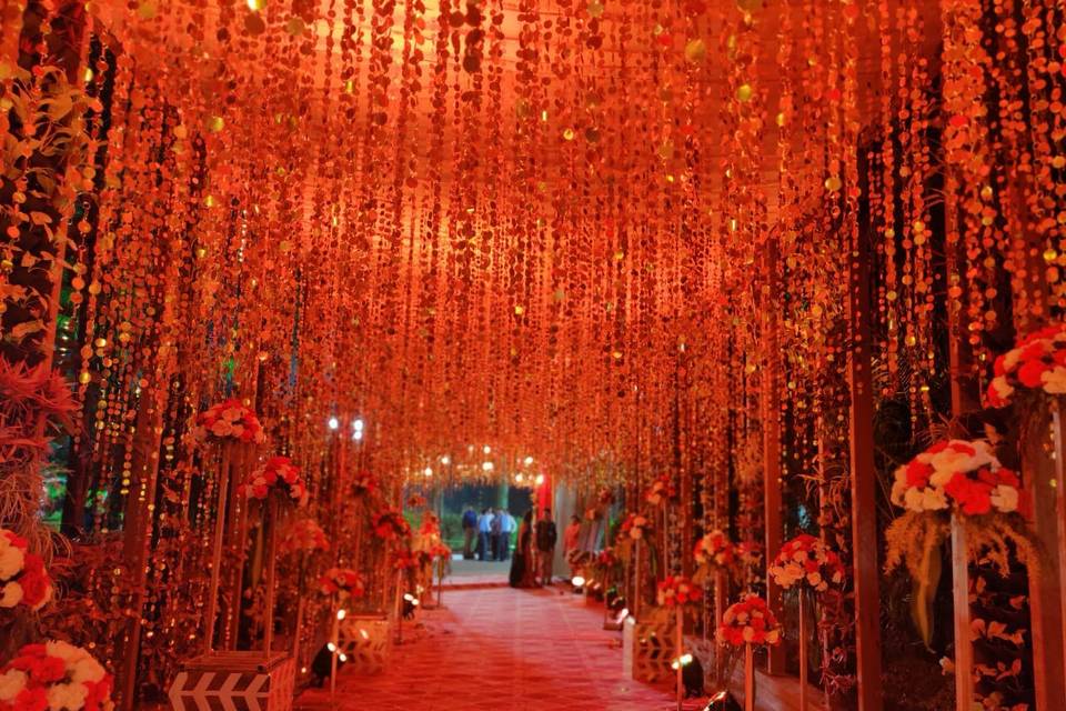 Wedding Decor - Venue Entrance