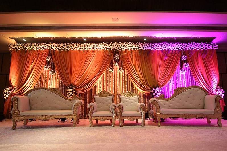 Wedding Reception Stage Decor